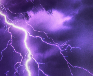 Orage d’été symbolisant l’Hexagramme 40 La Libération