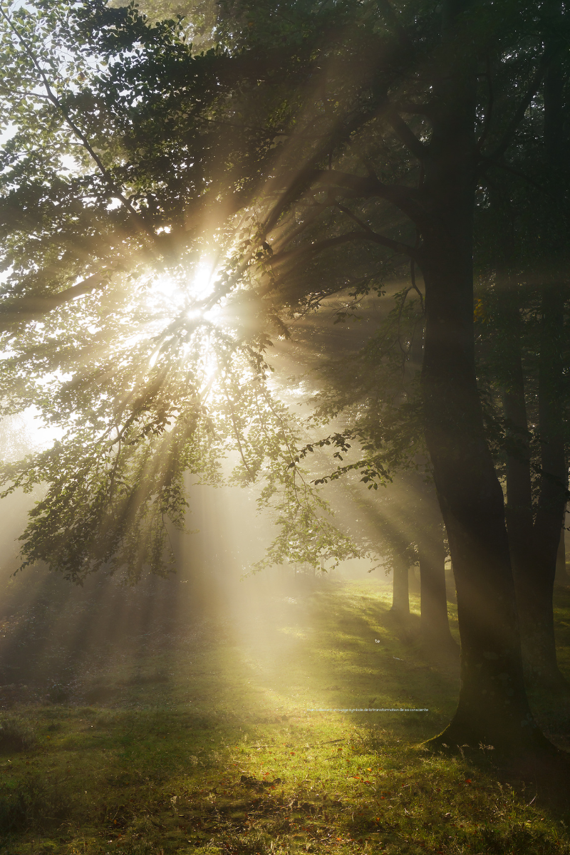 Soleil et brume, image de l’Hexagramme 43 la Percée